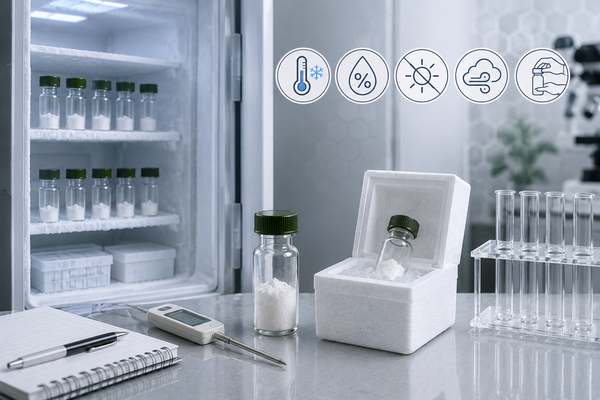 Cómo Almacenar Péptidos Correctamente: Guía Completa de Almacenamiento